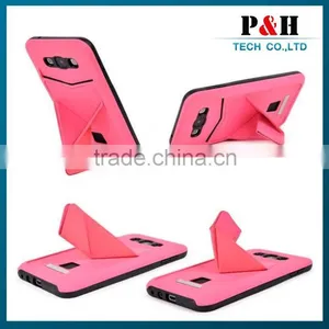 Luxury PU Leather Card Stand Case For Samsung Galaxy E7 thumbnail-6