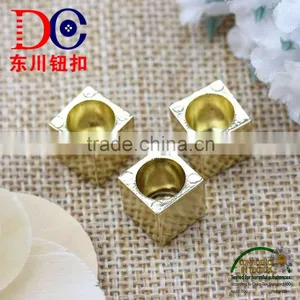 Decorative Metal Drawstring Cord End Colorful Metal Cord End Stopper thumbnail-1