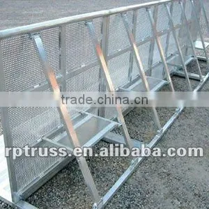 2012 Hot Sell Aluminum Crowd Control Barrier Applied in Waiting Lines thumbnail-1