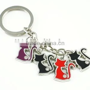 Fashion Key Chain With Cat Style Zinc Alloy thumbnail-1