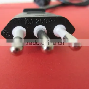 Italy 3 Prong Power Cord 10A 250 V IMQ Certified thumbnail-2