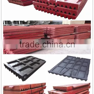 High Manganese Steel Fixed Jaw Crusher Liner Plate thumbnail-5