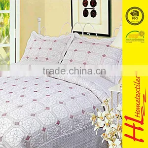 HLHT Free Sample Available Home Choice Bedclothes Sateen Imported Bedspreads thumbnail-1