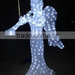 Angel Motif Outdoor Led Christmas Lights / Outdoor Lighted Christmas Angel thumbnail-6