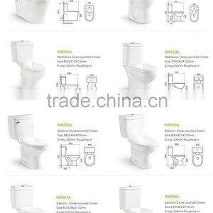 Italian Watersaver Toilet Vertical Outlet thumbnail-5