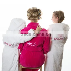 Towelsoft Personalised Fleecy Bathrobe With Embroidery thumbnail-1