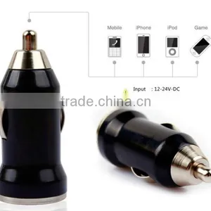 Hot Sale!Cheapest Promotional Traveling Colorful Bullet Mini Car Charger thumbnail-5