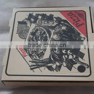 13inch Customers Printing Corrugated Paper Pizza Delivery Box thumbnail-2
