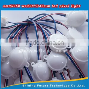 12v Ws2811 Ws2801 3led Full Color Indoor Digital Round Pixel Rgb Led Module for Party thumbnail-4