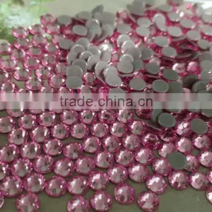 China Best Quality Ss20 Pink Color Sparkling Super Shine Hot Fix Rhinestone thumbnail-3