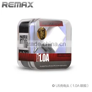 Original Remax U5 EU Mini Adapter Charger 5V 1A Travel Charger thumbnail-2