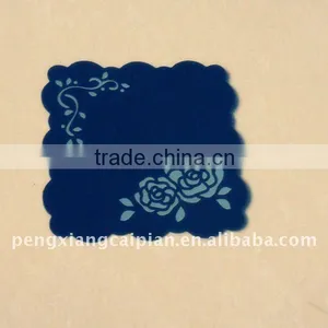 Black Plastic Coaster thumbnail-1