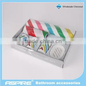 Houseware Ceramic Plastic Bathroom Accessories thumbnail-2