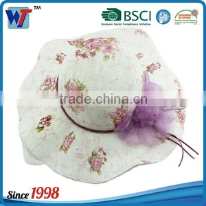 Foldable Golf Straw Made Sun Hats thumbnail-4