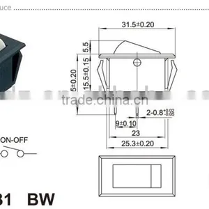 ON-OFF-ON High Power Rocker Switch T85,home Appliance Rocker Switch thumbnail-5