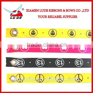 2015 Factory Price Printed Color Ribbon Bracelet/wrist Strap thumbnail-1