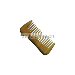 2016 Newest Natural Green Sandalwood No Static Comb thumbnail-4