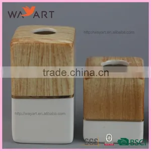 Wooden Design White Ceramic Fragrance Diffuser Wooden Sticks thumbnail-2