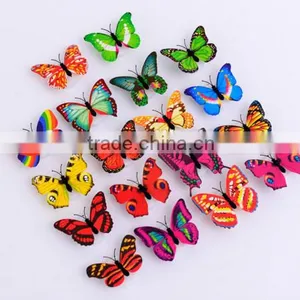High Quality Room Party Wall Decor Colorful Changing Butterfly LED Night Light thumbnail-6