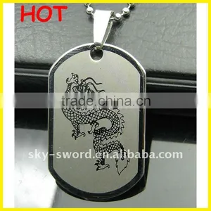 Chinese Stainless Steel Dragon Pendant thumbnail-1