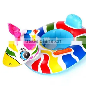 Cartoon Design Seat Child Swim Ring / Inflatable Boat Swimming / Baby Swimming Float thumbnail-4