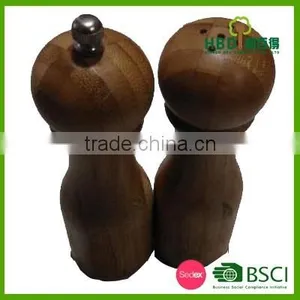 High Quality Hot Selling Eco-friendly Bamboo Wood Spice Grinder for Sale thumbnail-1
