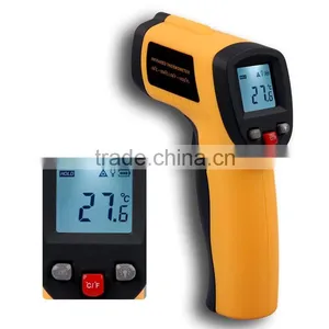 Non-Contact IR Laser Infrared Digital Thermometer LCD Digital Infrared Pyrometer Laser Point Temperature thumbnail-1