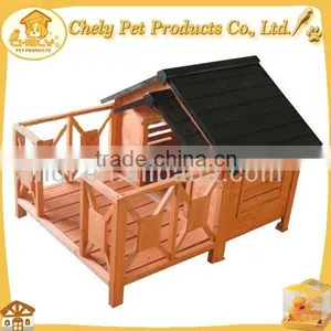 Wooden Pet House for Dogs With Handrail Pet Cages,Carriers & Houses thumbnail-1