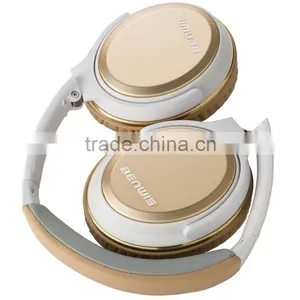 2015 BENWIS H600 Over Head Headband Wired Headphones Cable Headset for Laptop With Mic thumbnail-4