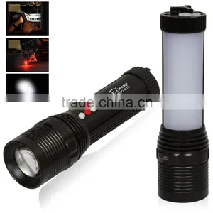 Sidiou Group Outdoor Multifunction Rechargeable Flashlight Mechanical Zoom Searchlight (including 1 x 3000mA 18650 Battery) thumbnail-2