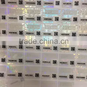 Laser Sticker Security Hologram Stickers With QR Code thumbnail-2