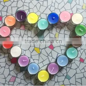 Colourful Flameless Scented Tealight Candle, Soy Wax thumbnail-3