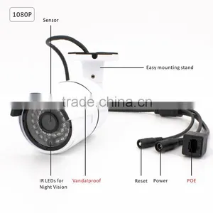 2 Megapixel POE 1080P HD Bullet IP Camera thumbnail-2