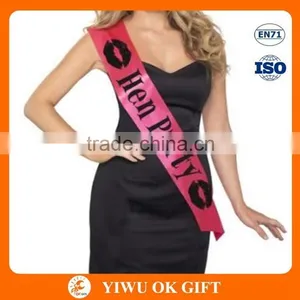 Hen Party Sash,Bachelorette Party Supplies,Satin Sash thumbnail-6