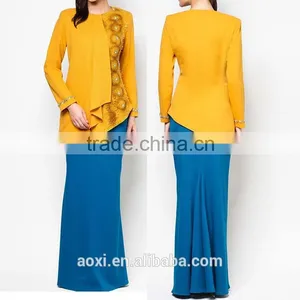 Beaded Sunflower New Model Design Fashional Women Muslim Dress thumbnail-1