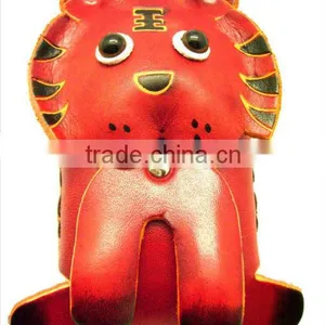 Wholesales Animal Shaped Genuine Leather Coin Purse/ Wallet Handmade Leather Coin Purse Customized Leather Coin Purse thumbnail-1