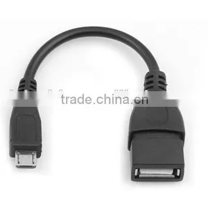USB2.0 OTG Cable A Female to Micro 5PIN thumbnail-1