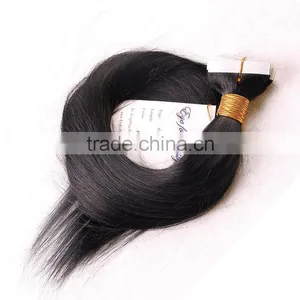 Wholesale Price Qingdao Factory Brazilian Virgin Hair Extension Human Silky Straight Tape In Hair Extension thumbnail-4