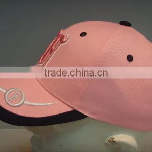 Pink Embroidery Baseball Cap for Girl thumbnail-4