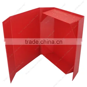 Chinese Red Foldable Magnetic Closure Gift Paper Box thumbnail-6