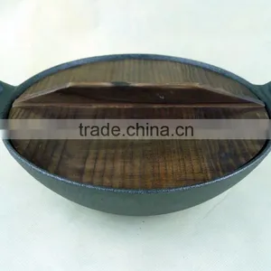 Cast Iron Wok Pan Dia:24.5CM thumbnail-3