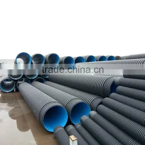 Sn8 500mm Hdpe Corrugated Plastic Pipe for Drainage thumbnail-5