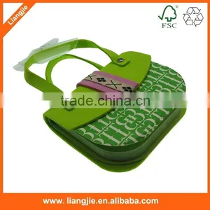 Fashion Hand Bag-Shaped Memo Pads, Customized Sticky Note With Hand Chain,Die-Cut Handbag Sticky Memo Notepad thumbnail-4