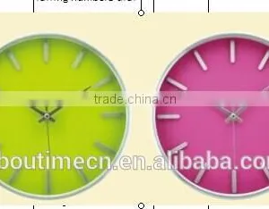 Hotel Decoration Wall Clock (Metal Chrome Material and Sweep Movement Without Tick Sound thumbnail-3