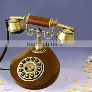 Antique Brass Telephone thumbnail-1