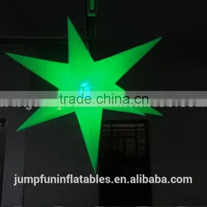 Colour Change LED Inflatable Star Hanging Lighting Balloon thumbnail-2