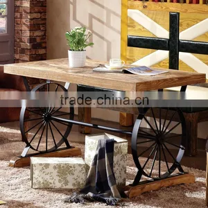 Solid Wood Dining Table Numbers for Restaurant Made in China thumbnail-1