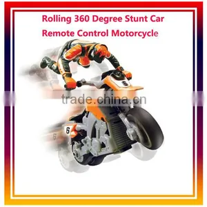 Electric Motorcycle Remote Control Stunt Car thumbnail-1