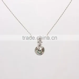 Genuine Austrian Crystal Jewelry Sterling Silver Necklace Pendant Wholesale thumbnail-5