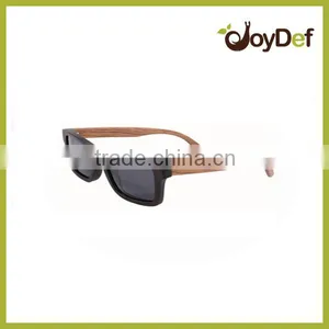 Two Tone Bamboo Wood Sunglasses Wooden Sun Glasses With Polarized Lens thumbnail-1